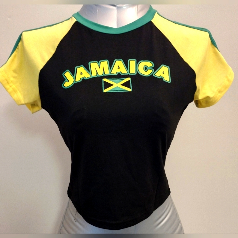 Jamaica women's short top t-shirt